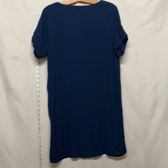Madewell Navy blue short sleeved dress measurements in pics size small (D-019) - Picture 9 of 11